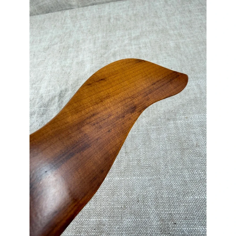 Vintage Mid Century Modern Hand Carved Wood Seagull Bird Wall Hanging Sculpture